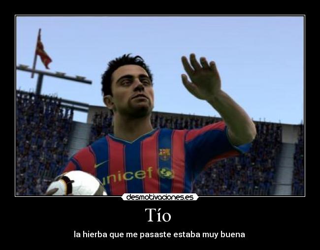 Tío - la hierba que me pasaste estaba muy buena