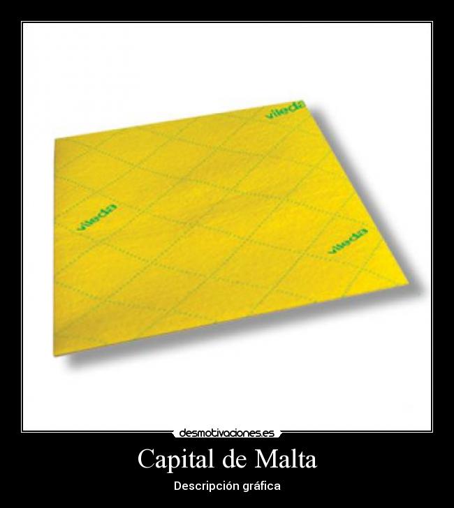 Capital de Malta - Descripción gráfica