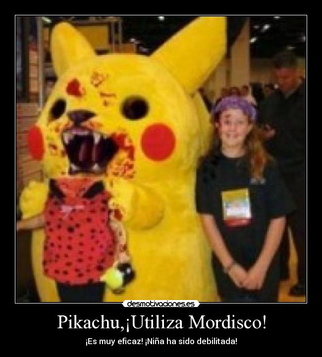 Pikachu,¡Utiliza Mordisco! - 