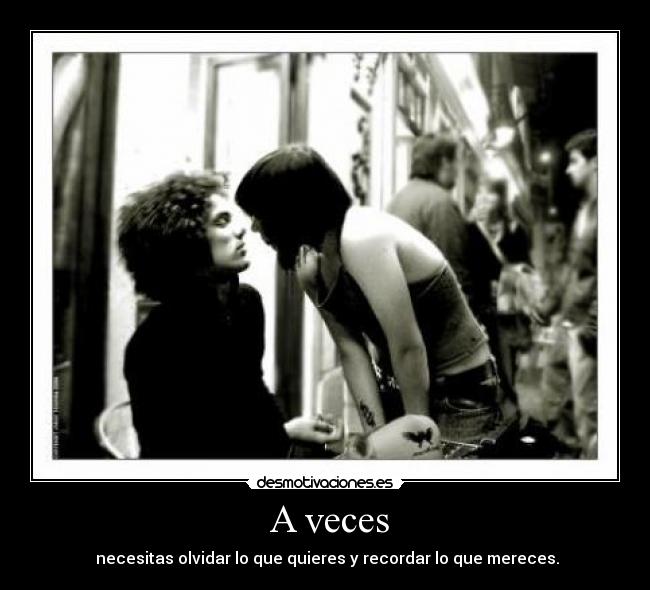 A veces -