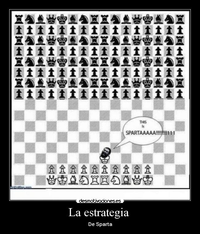 La estrategia  - De Sparta