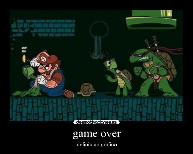 game over - definicion grafica
