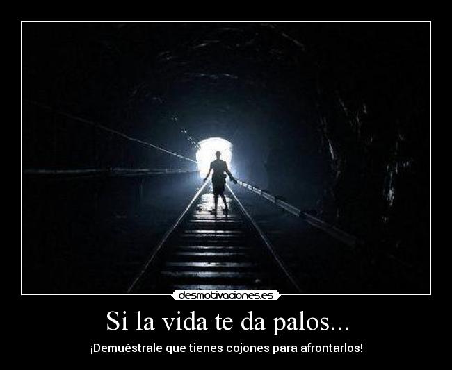 Si la vida te da palos... -