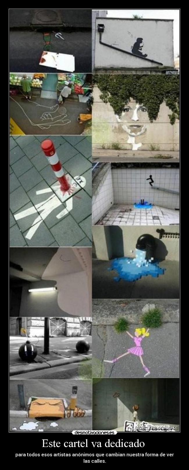 Este cartel va dedicado -