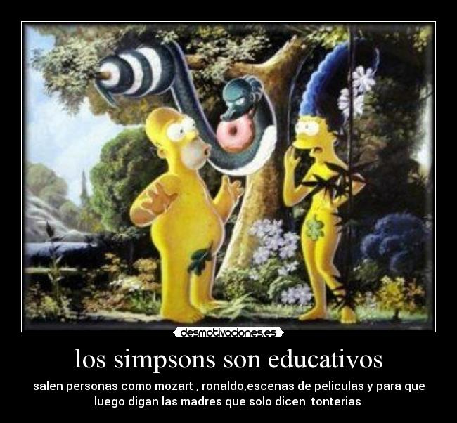los simpsons son educativos -
