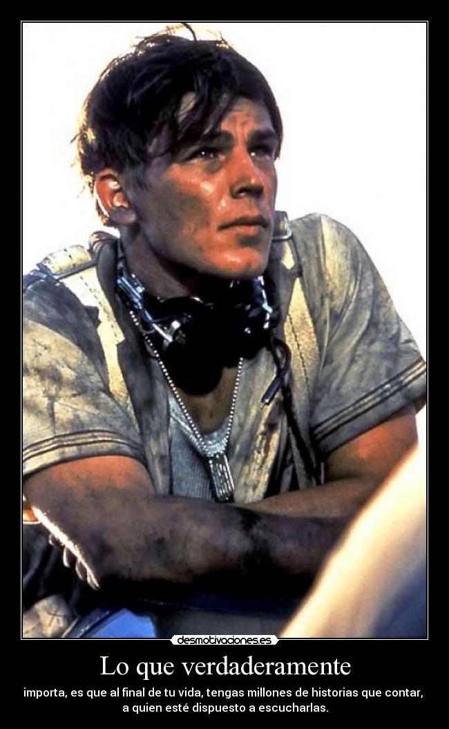 Lo que verdaderamente -