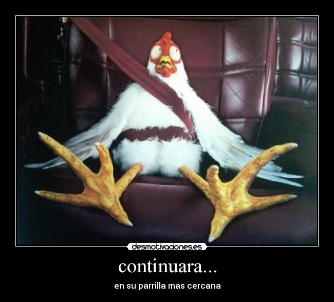 continuara... - en su parrilla mas cercana