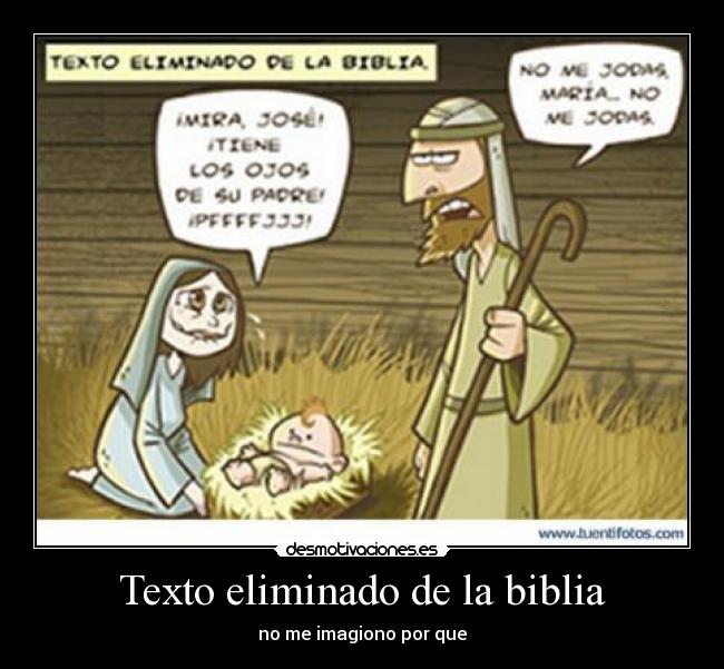 Texto eliminado de la biblia - 