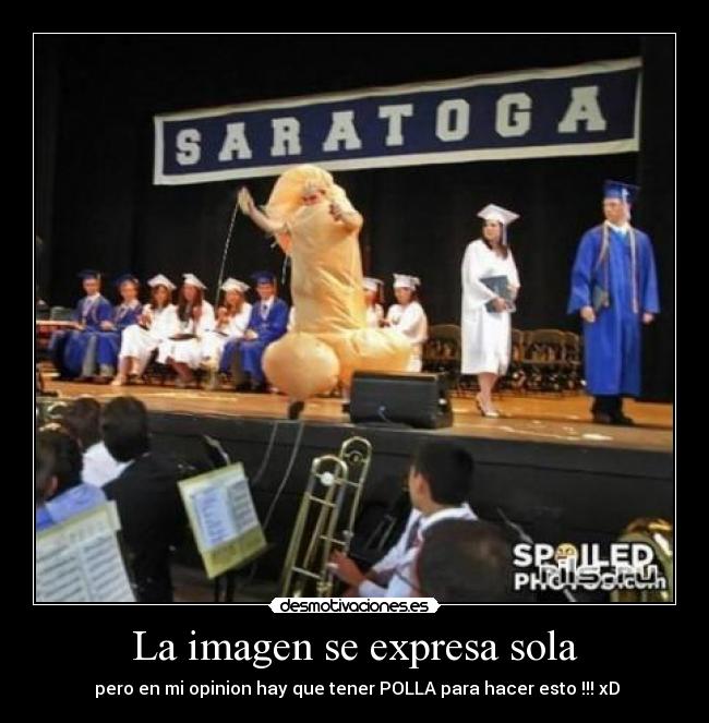 La imagen se expresa sola - pero en mi opinion hay que tener POLLA para hacer esto !!! xD