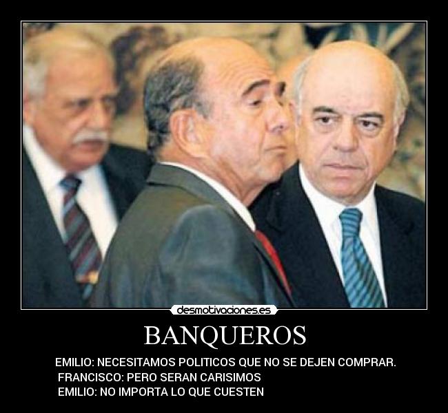 carteles banqueros desmotivaciones