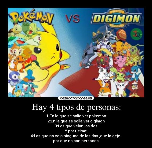 Hay 4 tipos de personas: - 