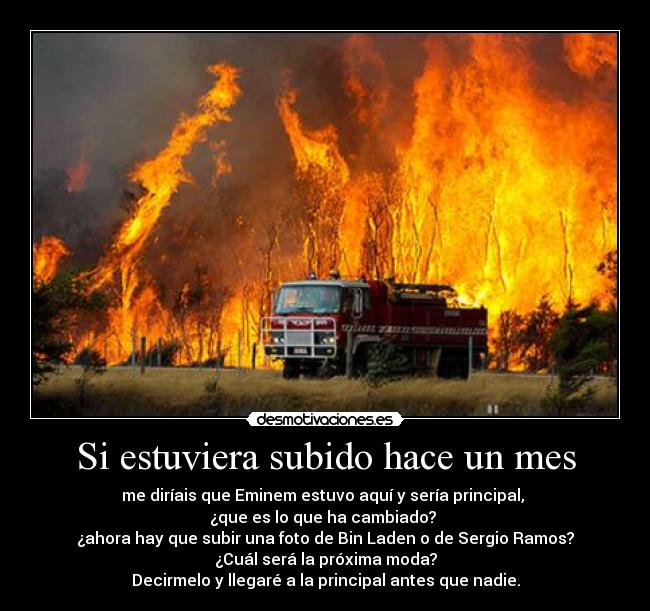 Si estuviera subido hace un mes -