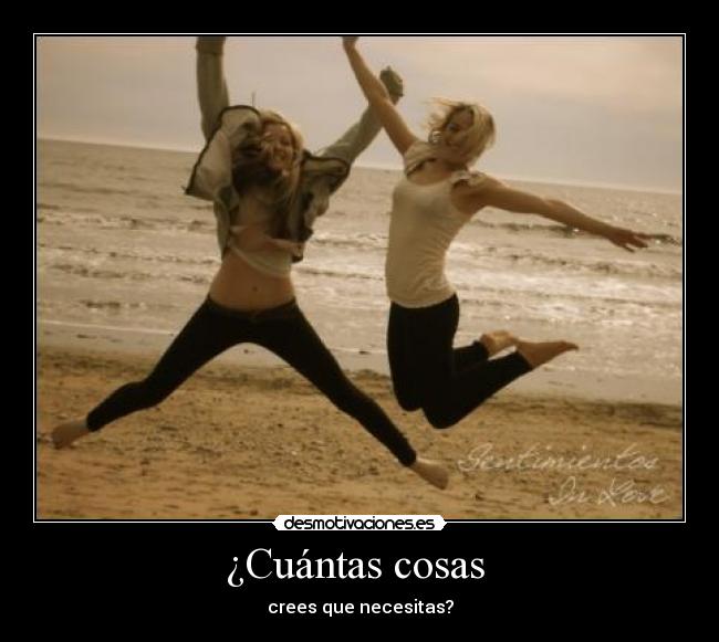 ¿Cuántas cosas -