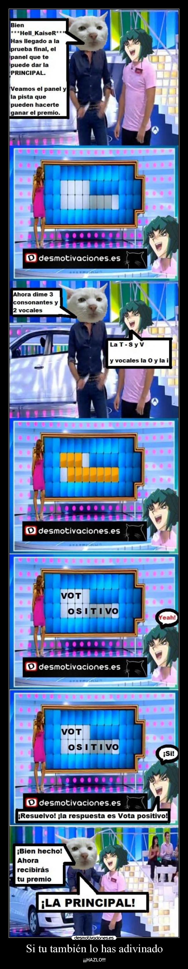 Si tu también lo has adivinado - 