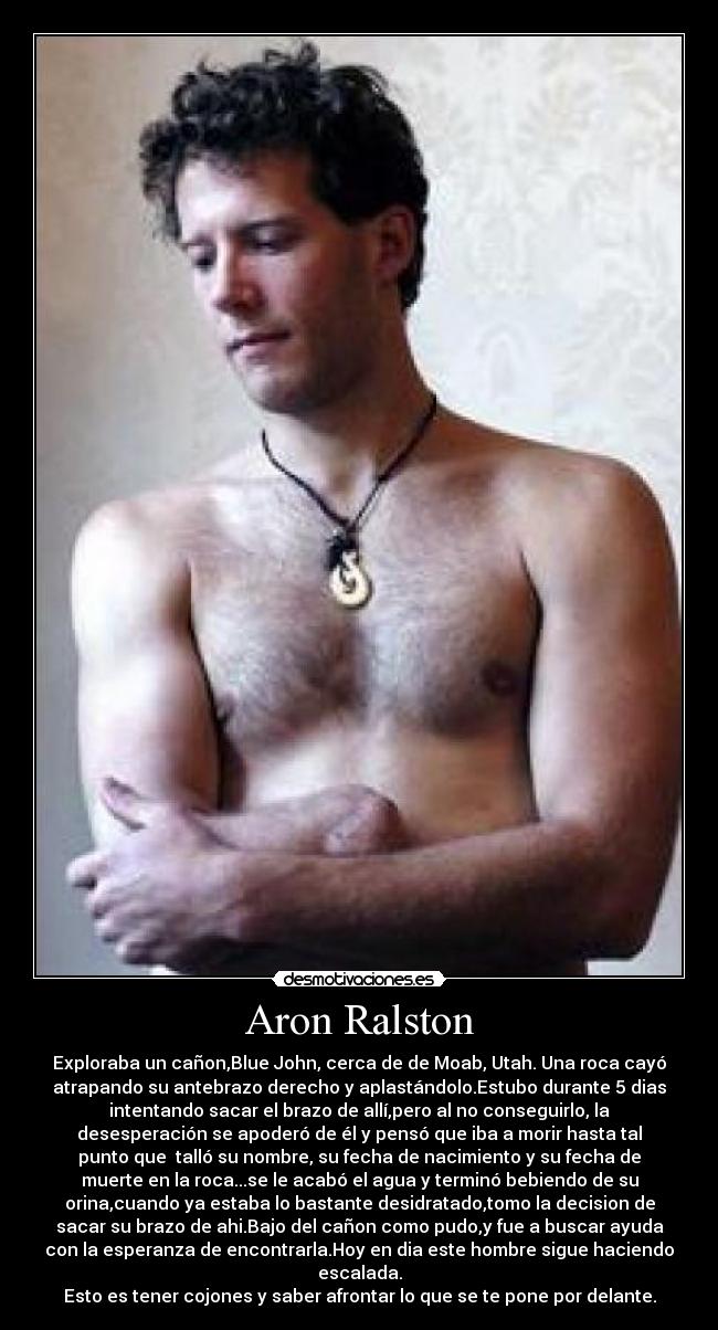 carteles aron ralston desmotivaciones