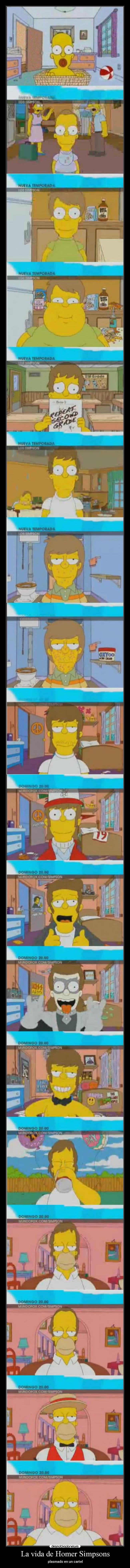 carteles vida simpsons homer simpsons vida resumen desmotivaciones
