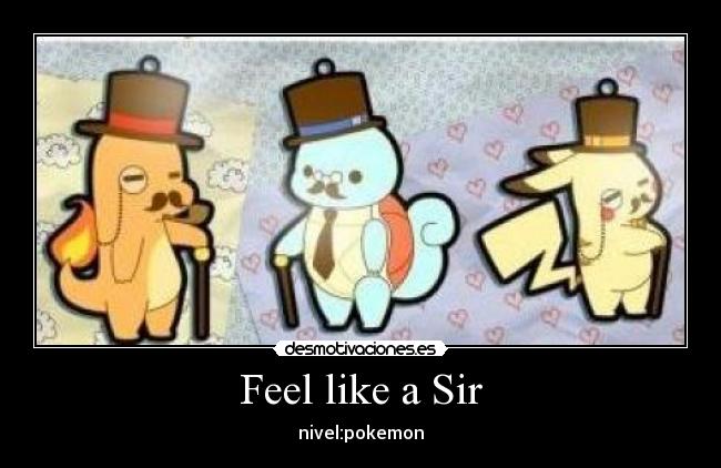 Feel like a Sir -