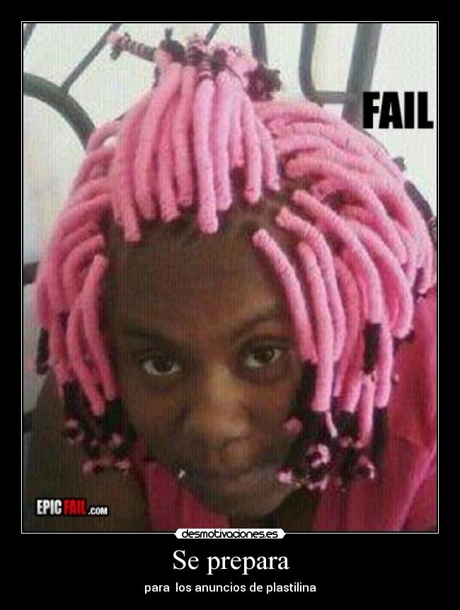 Se prepara - para los anuncios de plastilina