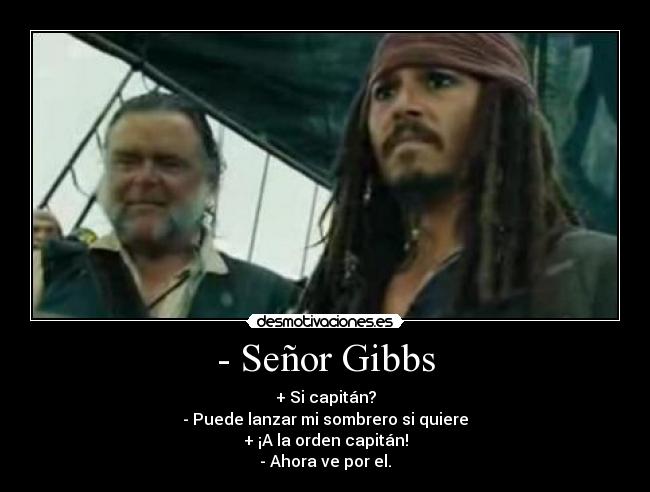 - Señor Gibbs -