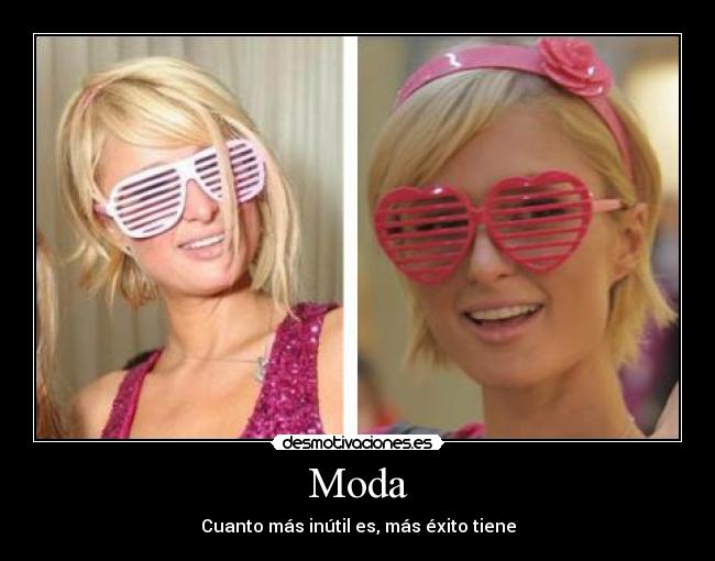 carteles moda gafas desmotivaciones