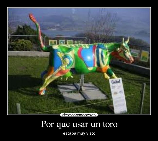 Por que usar un toro -