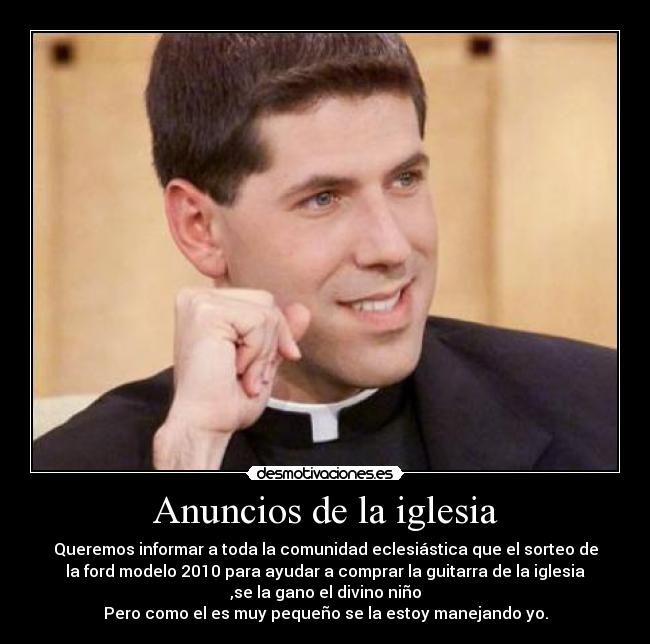 Anuncios de la iglesia - 