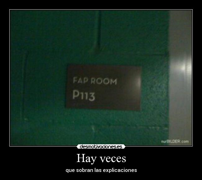 Hay veces -