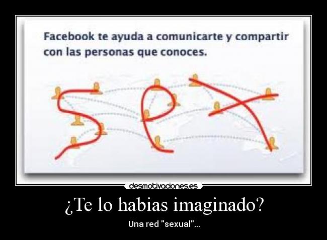 ¿Te lo habias imaginado? - Una red sexual...