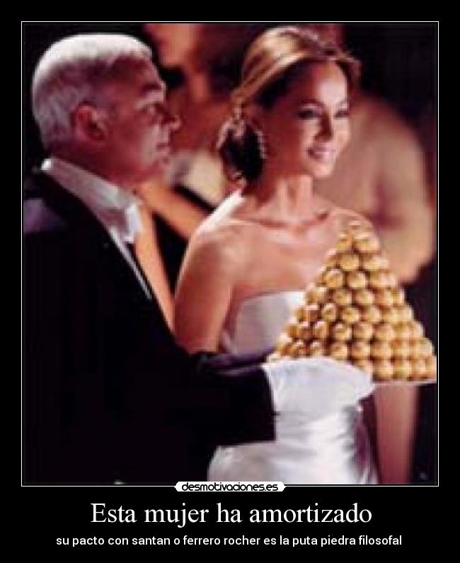Esta mujer ha amortizado - 