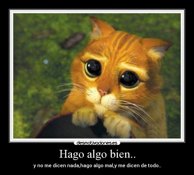 Hago algo bien.. -