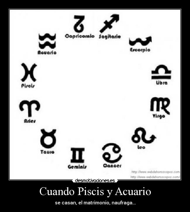 Cuando Piscis y Acuario - 