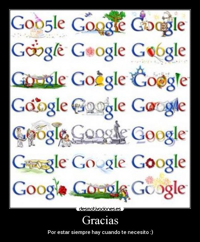 Gracias - Por estar siempre hay cuando te necesito :)