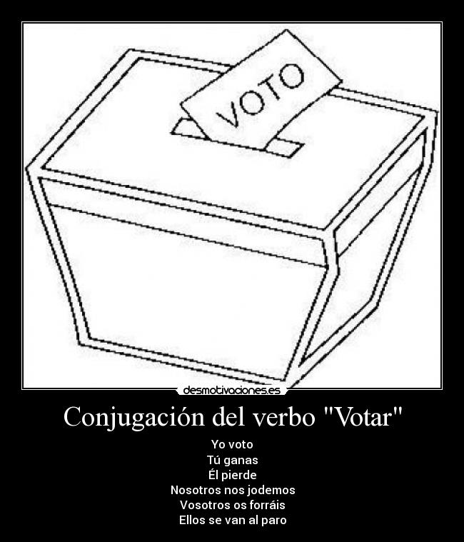 Conjugación del verbo Votar -