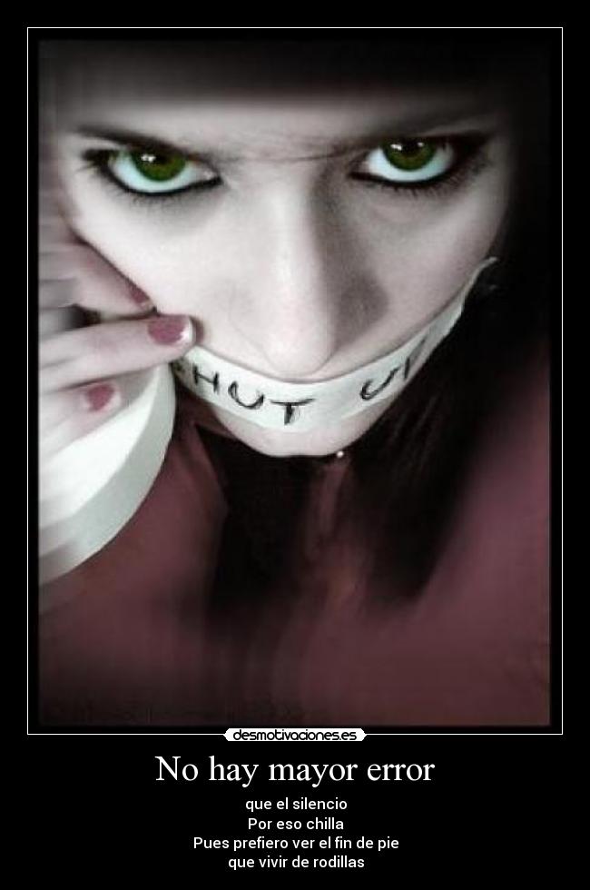 No hay mayor error - 