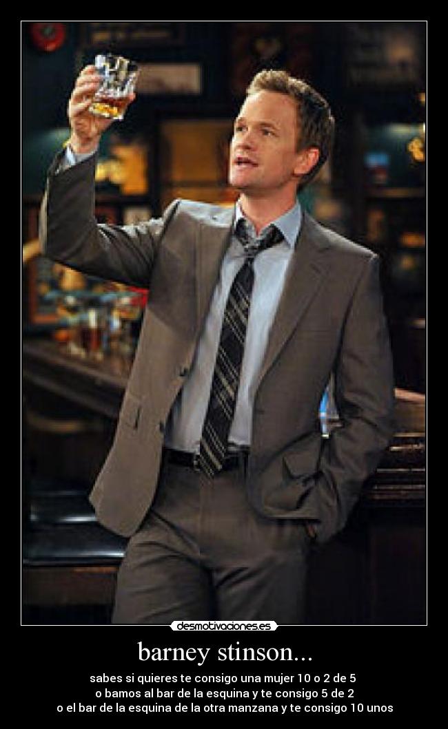 barney stinson... - 