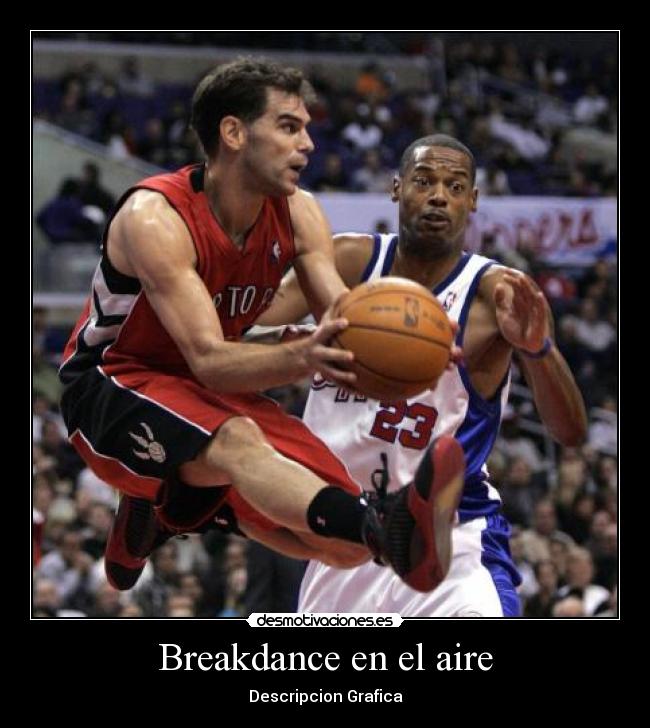 Breakdance en el aire - Descripcion Grafica