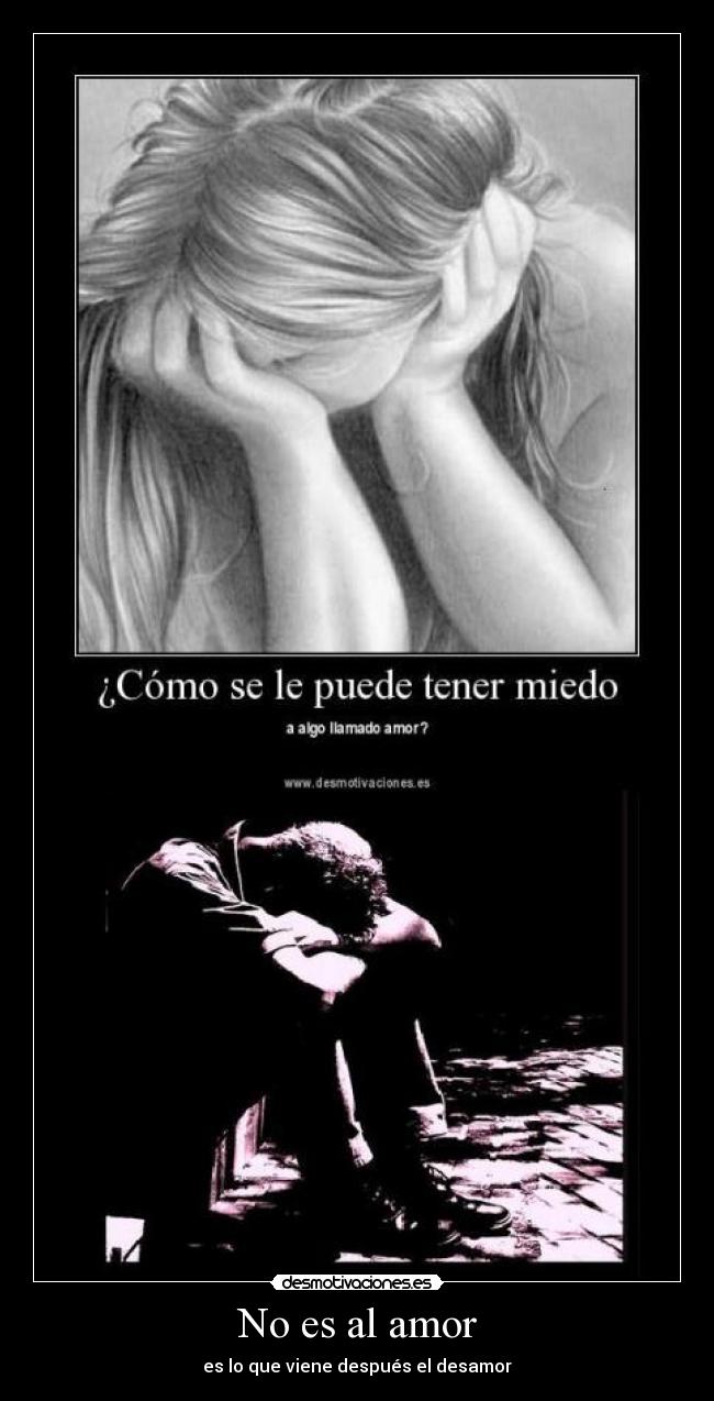 No es al amor - 