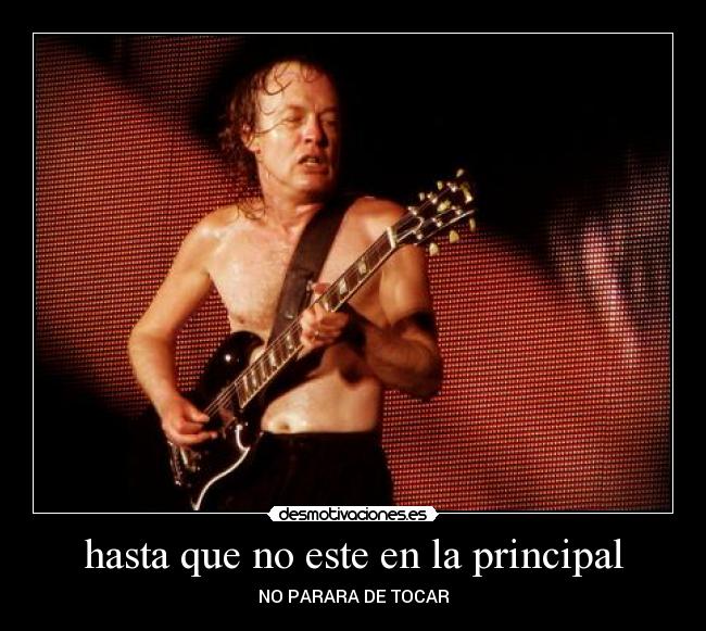 hasta que no este en la principal -