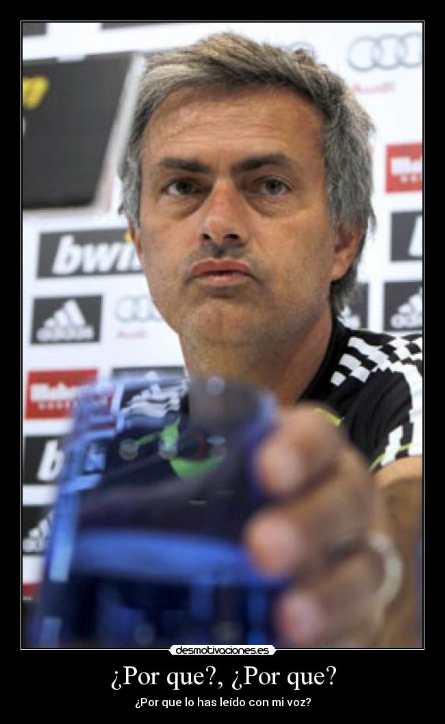 ¿Por que?, ¿Por que? -