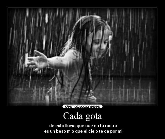 Cada gota -