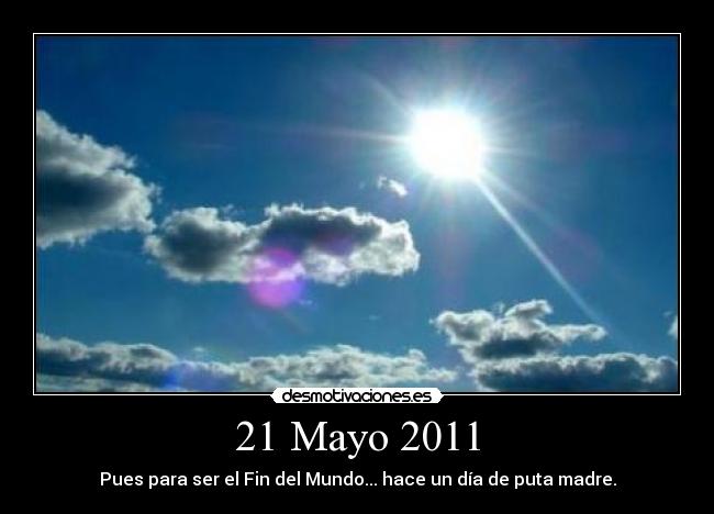 21 Mayo 2011 - 