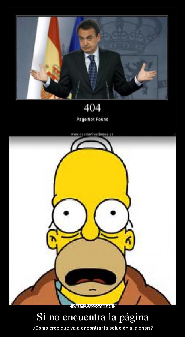 Si no encuentra la página -