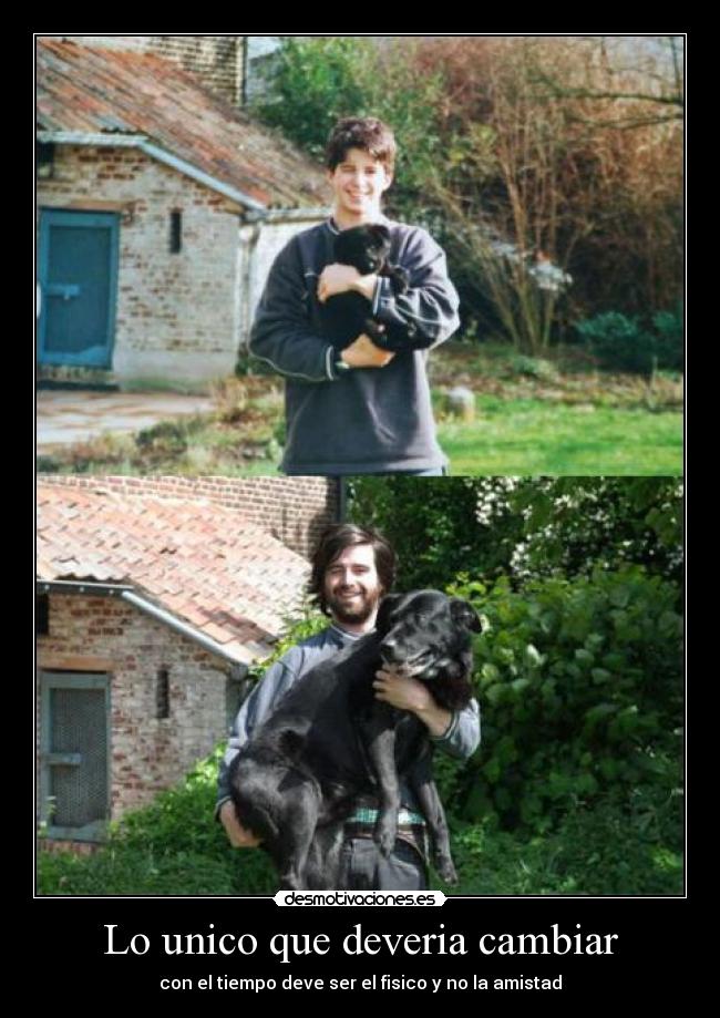 Lo unico que deveria cambiar - 