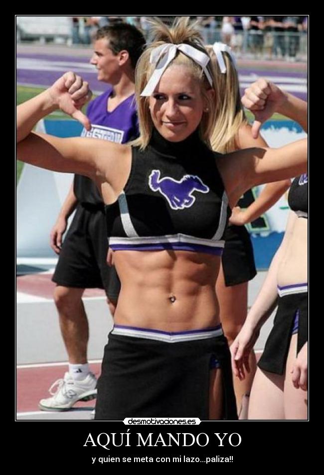 AQUÍ MANDO YO - y quien se meta con mi lazo...paliza!!