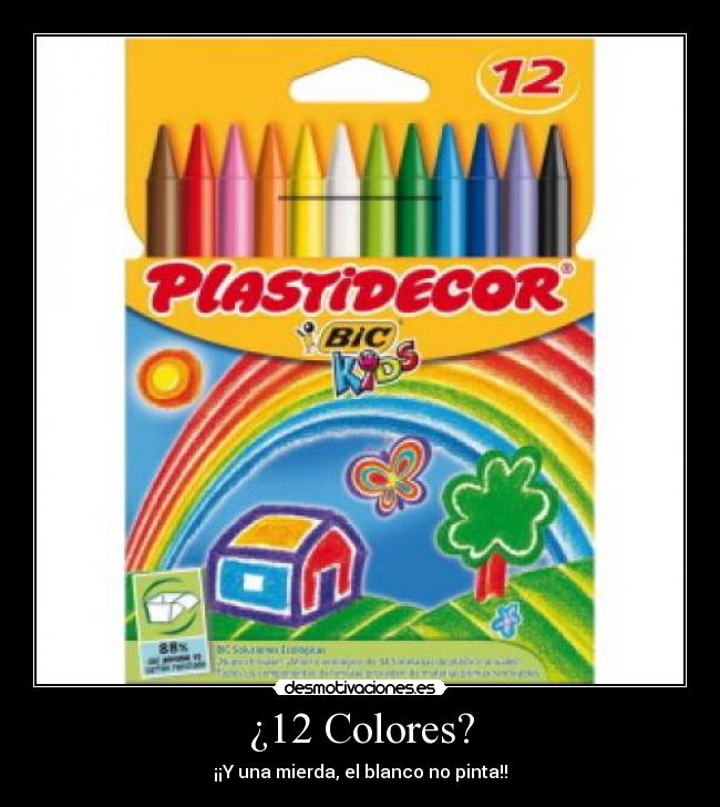¿12 Colores? -