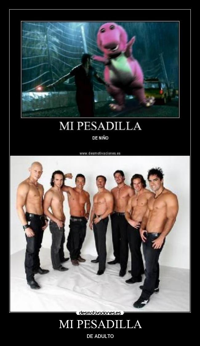 MI PESADILLA - DE ADULTO