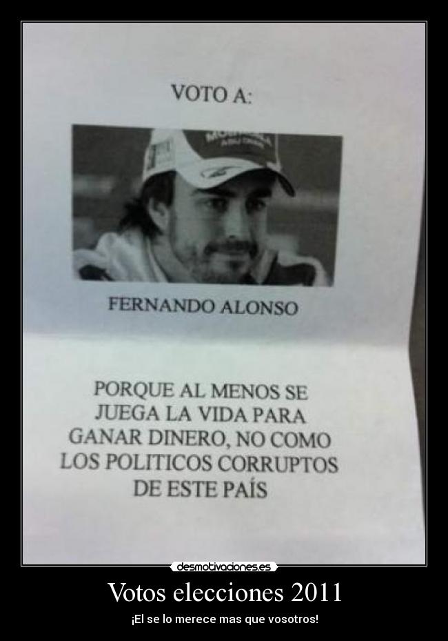 carteles elecciones 2011 desmotivaciones