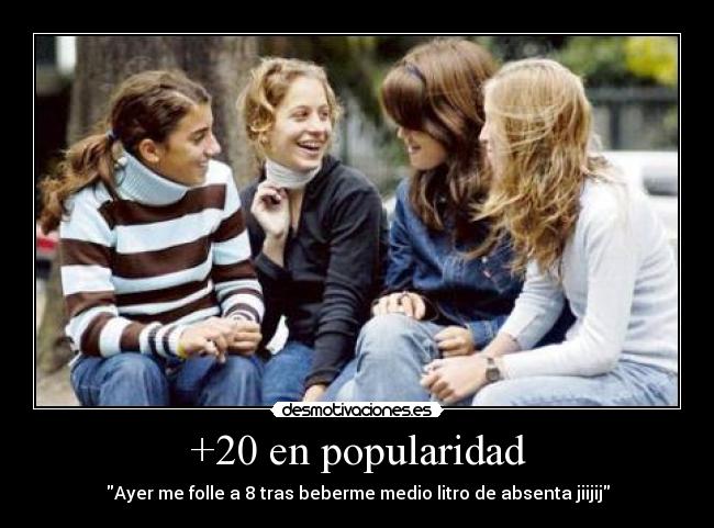 +20 en popularidad -