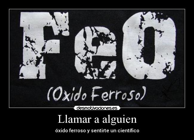 Llamar a alguien -