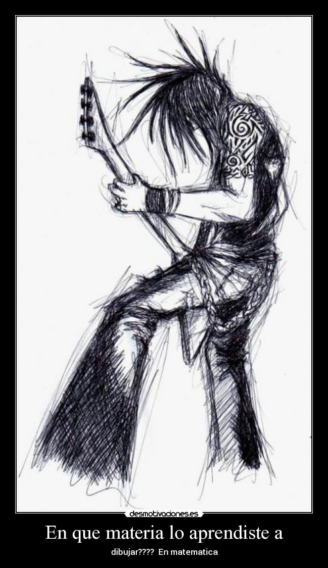 En que materia lo aprendiste a - dibujar???? En matematica